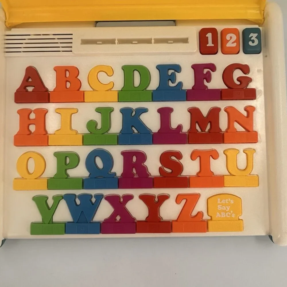 Playskool Fun-To-Learn Letters 1986 Original Talking Complete HTF Fast Shipping